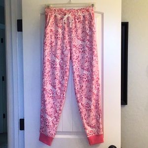 LuLaRoe Jax Joggers Pink Floral NWT Size Small